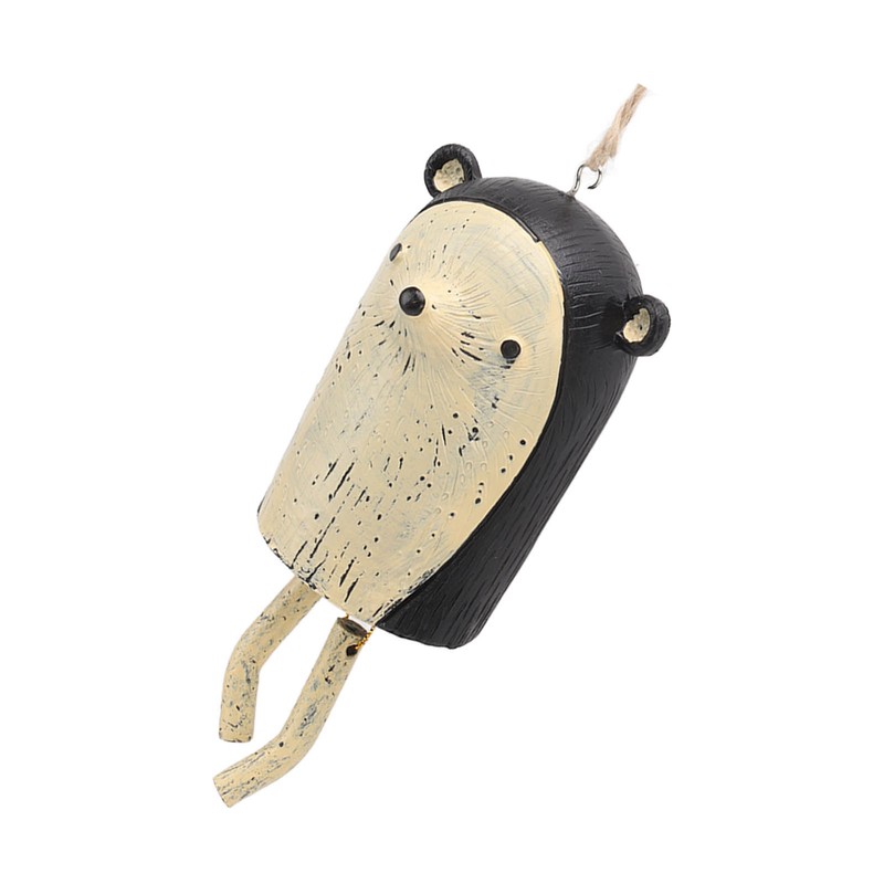 Rustic Hanging Animal Wind Chimes Resin Hand Made Natural Garden