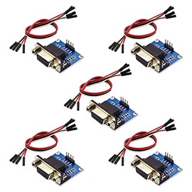 Grades Like DVDDaFuRui RS232 to TTL Converter Module，5PCS MAX3232 3.3V to 5V RS2323 COM Serial Prot Board to TTL Connector for Arduino Microcontrollers