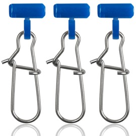 Sinker Slides for Fishing,Fishing Line Sinker Slides with Duo Lock Sinkers Weight Silder Sleeve Swivel Duo Lock Snaps for Saltwater Surf Bottom Fishing Fish Fider Rig Catfish Rig Blue(ZQ) 100pcs