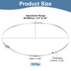 uxcell 24 Inch 304 Stainless Steel Duct Clamps, 10 Pcs