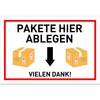 Parcel Storage Place Sign (30 x 20 cm) – Storage