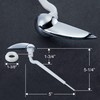 Enhon 2 Pack Universal Toilet Flush Handle Replacement Kit, Compatible