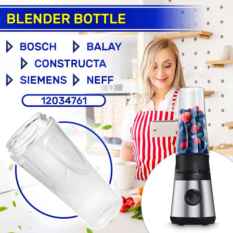 MONTERAL Blender Bottle with Original Code 12034761 for Bosch for