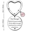 HULALA Funny Thank You Manager Gifts For Women Keyring Keychain