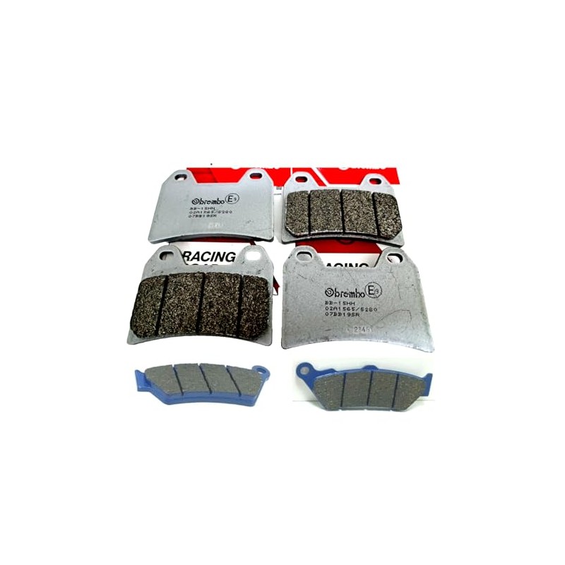 BREMBO Brake Pads Front + Rear 07BB19SR + 07BB04CC Compatible