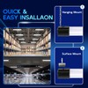 hykolity 4 Pack Linkable LED Shop Light, 4FT 42W [250W