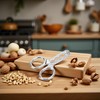 Silver Nuts Pistachio Sheller Opener Kitchen Tools Stainless Steel Nutcracker