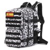 Delgeo Military Backpack, 25L Leopard Print