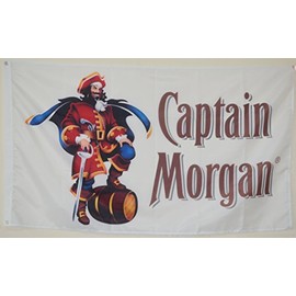 2But Captain Morgan Beer Flag Rum Banner 3x5 Feet Man Cave (I)