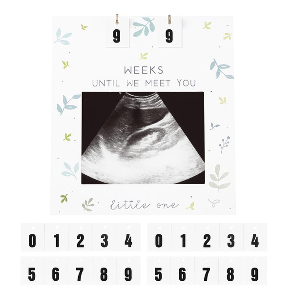 AOZBZ Birth Milestones Photo, Commemorative Wooden, Frame Bedroom Ornament Picture
