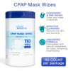 Vive CPAP Mask Wipes, 110 Count – Unscented, Alcohol‑Free, Lint‑Free