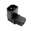 cablecc IEC Male C14 to Up Direction Right Angled 90