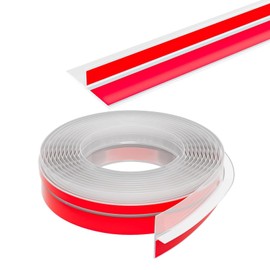 Ainiv T-Shaped Door Draft Stopper,1.37 in X 20 Ft Weather Stripping Door Seal Strip,Strong Adhesive Door Draft Stopper for Side of Door,Weather Stripping for Doors & Windows Gaps,Transparent