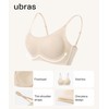 Ubras Women's Adjustable String Bralette, Wireless Seamless Vest Bras Adjustable