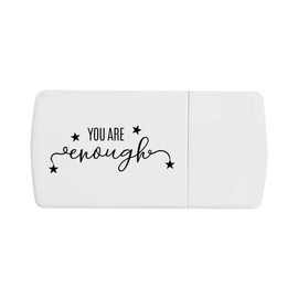 'You are Enough' Pill Box with Tablet Splitter (PI00023466)