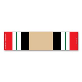 Iraq War Service Mini Ribbon Bar Magnet by Magnet America Is 1.25" x 5" Made for Vehicles and Refrigerators