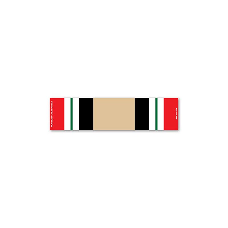 Iraq War Service Mini Ribbon Bar Magnet by Magnet America