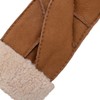 Nordvek Womens Sheepskin Mittens - Adjustable Turnover Cuff # 308-100
