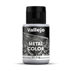Acrylicos Vallejo 32 ml"Semi Matte Aluminium" Metal Color