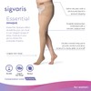 SIGVARIS Women’s Essential Opaque 860 Open Toe Thigh-Highs w/Grip Top