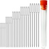 Sewing Needles Large Eye Sharp Point, 25pcs Large Eye Stitching