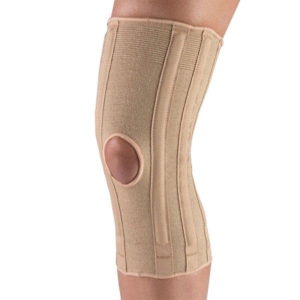 OTC Knee Support, Spiral Stays, Knit Elastic, Beige 2X-Large