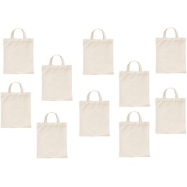 Pack of 25 Cotton Bags 22 x 26 cm Small - Jute Bag - Natural Apothecary Bag, Carry Bag, Bag, Gift Bag, Oeko-Tex® Certified Fabric Bag, Unprinted, for Medication for Painting and Printing