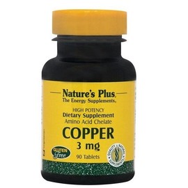 Nature's Plus Copper 3mg, 90 Tabs