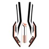 labelbike - Motorcycle Fender Protection 3D Sticker compatible with KTM