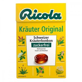 Ricola Box Kräuter zuckerfrei 50 g