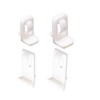 200 Pieces Plastic Shelf Brackets Shelf Brackets Clips for Kitchen