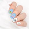 Princess Easter Clear Water-Slide Nail Designs