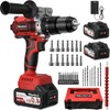 SundpeyPRO cordless hammer drill set - drill cordless with Two