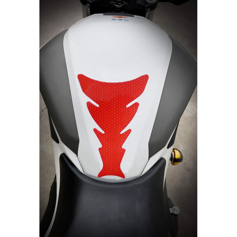NEX Performance Motorcycle Tank Pad Protector, Universal, Red