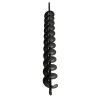 ALL-CARB 2" × 24" Precision Black Auger Drill Bit For