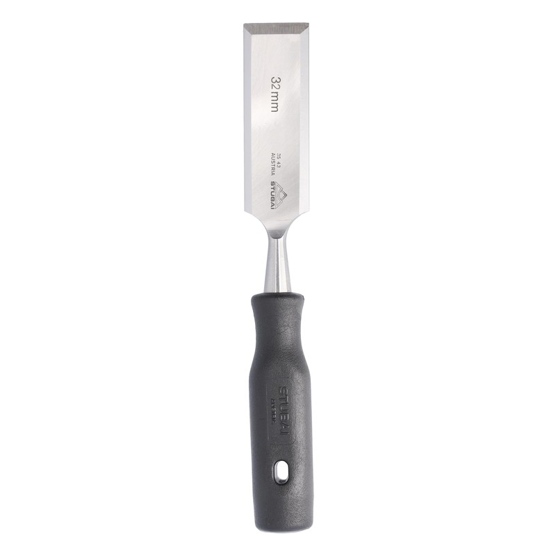Stubai 354332 32 mm Wood Chisel with Black Polypropylene Handle