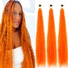 BALINGHAIR Ocean Wave Crochet Hair 24 Inch 3 Packs Deep
