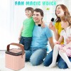 nic-473109 Portable Bluetooth Karaoke Machine for Kids Speaker w/ Microphones