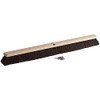 2 Pack! 36" Hardwood Push Broom Head with Fine Horsehair