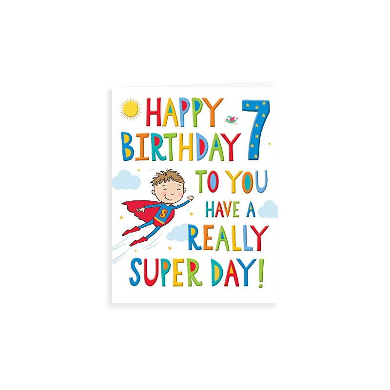Regal Publishing Birthday Card for Age 7 Boy - 8
