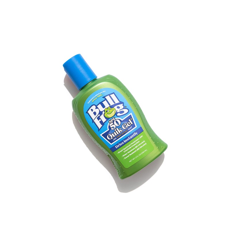 Bullfrog Quik Gel Sunscreen SPF 50 | Oxybenzone & Octinoxate