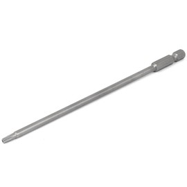 sourcing map 1/4-inch Hex Shank T15 Magnetic Torx Security Screwdriver Bit 150mm Length