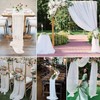 8 Panels Wedding Arch Draping Fabric 28" x 20Ft Wedding