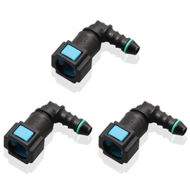 Mtanlo Fuel Hose Fuel Hose Quick Connector 90 Degree Plastic 7.89mm ID6 Connector Petrol Hose Petrol Hose