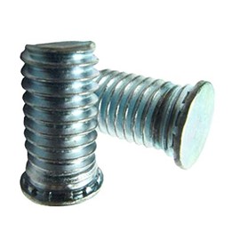 Self Clinching Studs TSC6 Self Clinching Nuts 50 Pack 0.376X5/16-18X0.750 Cylinder Head Threaded Mounting Hardware Press Nuts Steel Zinc Nut and Bolt Set Super-Deals-Shop