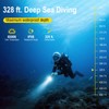 BORUIT S3 Dive Light Scuba Diving Flashlight, Super Bright 1500
