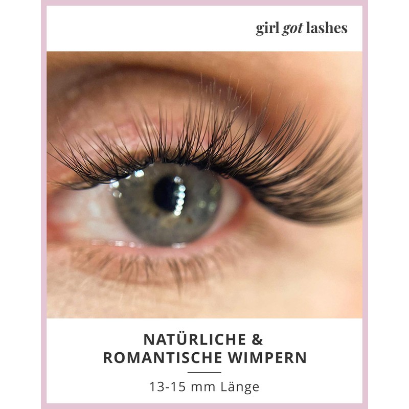 GirlGotLashes Mini Box Flirt Filter, Home Eyelash Extensions, 1 Pair