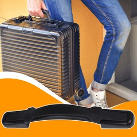 BQLZR 220mm Flexible Luggage Luggage Strap Black B121 Replacement Handle with Screw
