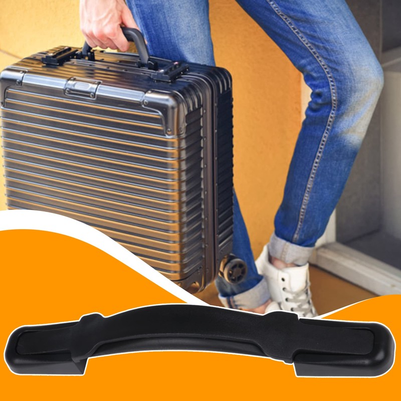 BQLZR 220mm Flexible Luggage Luggage Strap Black B121 Replacement Handle