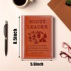 WHLBHG Scout Leader Gift Scout Leader Leather Notebook Scout Court